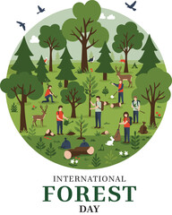 Community Tree Planting for International Forest Day Celebration