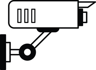 cartoon drawing of a security camera with a frame