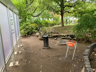 Smoking place in Tokyo, Japan