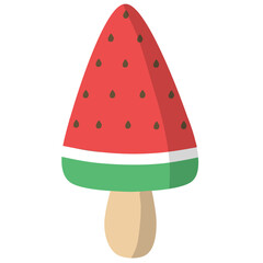 fruit popsicle illustration