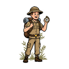 Fototapeta premium Adventurous Scout