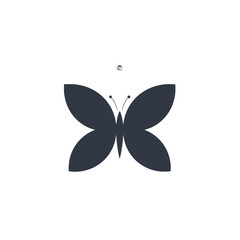 Minimal butterfly logo