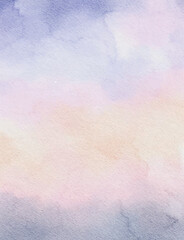 Abstract watercolor artwork with soft pastel color and texture