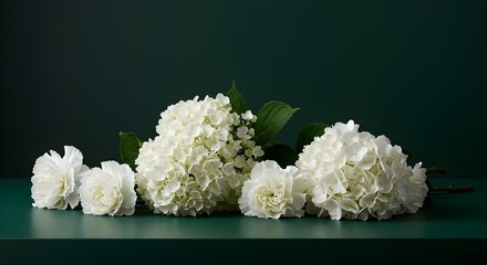 white mushrooms on black background
