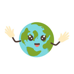 World Earth Day Character Illustration