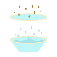 Water Filtration Process, World Water Day Illustration