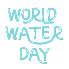 World Water Day Typography