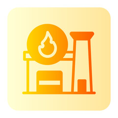 Fire Station gradient icon