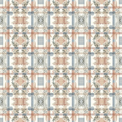 Plaid pattern for textile design