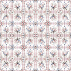 Plaid pattern for textile design