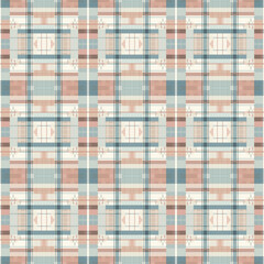 Plaid pattern for textile design