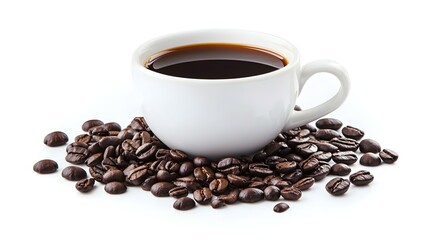 Fototapeta premium Coffee isolated on white background