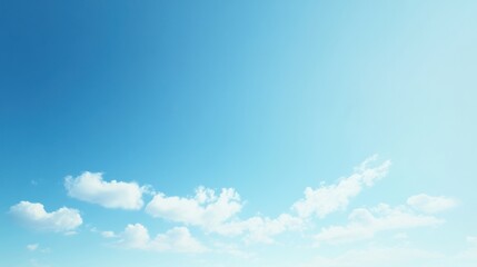 A bright sky blue gradient background. Featuring light blues, soft whites, and gentle cloud transitions