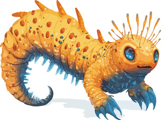 octopus on a white background