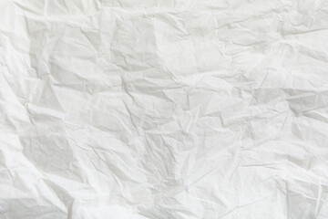 Texture of crumpled baking paper