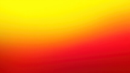 A bright yellow and vibrant red gradient background. Featuring bright yellow transitioning into bold red