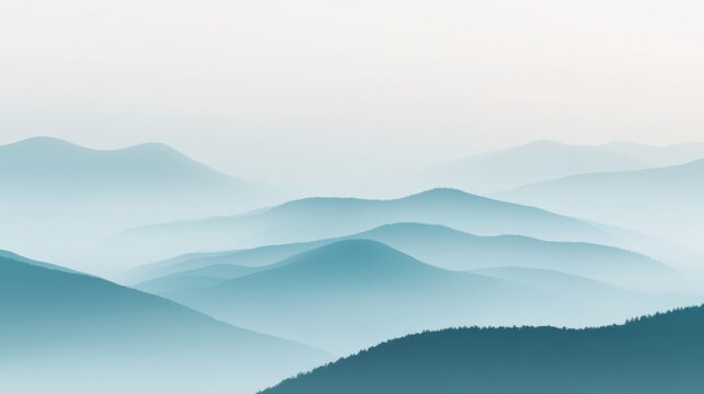 A calming misty gradient background. Featuring soft greys, whites, and pale blues with smooth transitions