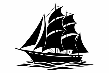 sailing boat silhouette
