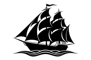 sailing boat silhouette