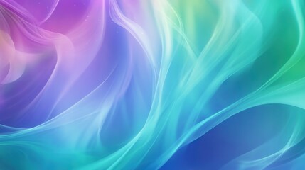 A cosmic aurora abstract gradient background. Featuring ethereal and magical hues