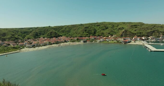 Small fishing village on the Island of Susak.