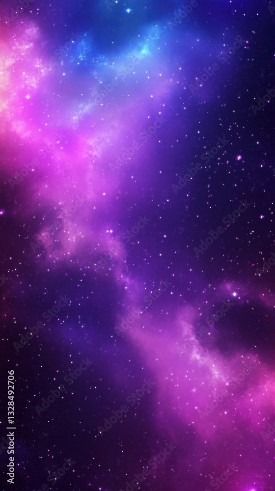 Wall mural a cosmic galaxy abstract gradient background. featuring interstellar hues and nebula-like patterns