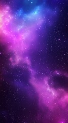 Obraz premium A cosmic galaxy abstract gradient background. Featuring interstellar hues and nebula-like patterns