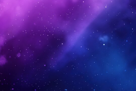 A cosmic purple and blue abstract gradient background. Featuring deep purples, blues, and hints of white