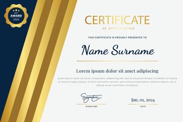 Elegant Certificate Template Design