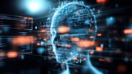 Digital intelligence revolution exploring ai concepts in a virtual environment futuristic perspective technology insights