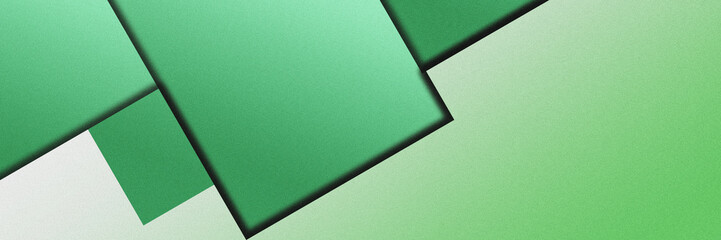 Fototapeta premium luxurious green dark abstract background with grainy noise texture– geometric shapes with color gradient, premium digital design for banners and modern backgrounds, empty space for text