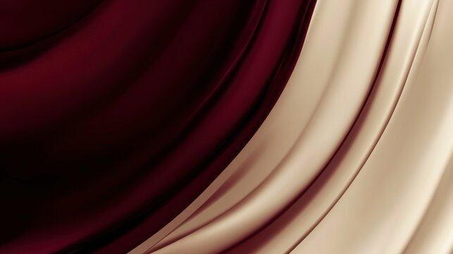 A deep maroon and beige gradient background. Featuring bold maroons and soft beige tones with smooth transitions