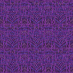 Abstract fabric pattern made of hand drawn lines, bright purple, connected to form a seamless pattern. Seamless lines on a purple background.