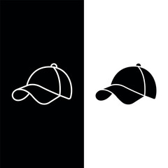 cap sign symbol vector flat icon	