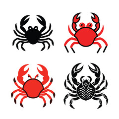 red crab vector