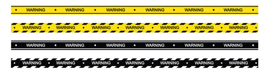Fototapeta premium Police line icon. Warning line, icon vector illustration
