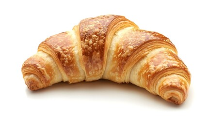 Croissant Bread isolated on white background