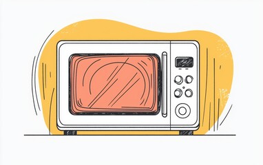 Modern kitchen appliance for quick meals and snacks in a cozy home setting