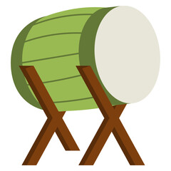 Mosque Drum Illustration