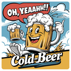 Cold-Beer Mascot