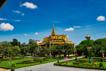 Royal palace in Phnom Penh (Pnom Pen) , Cambodia