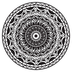 Black and White Mandala
