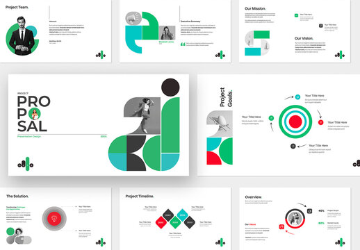 Modern Colourful Project Proposal Presentation