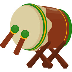 Mosque Drum Illustration