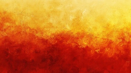 Obraz premium A gradient from fiery red to warm golden yellow. Featuring bold red tones blending into vibrant golden hues