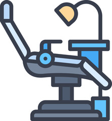 Dental chair icon