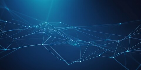 Abstract blue background with connecting dots and lines. Plexus effect. Abstract science geometrical network background, Abstract digital background. Science background. colours, connection, 945