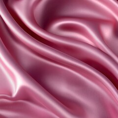 Fototapeta premium Luxury Silk Fabric Close-up: Smooth, flowing silk in a rich color