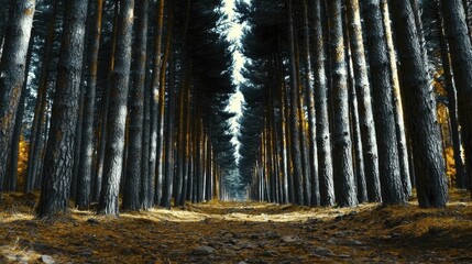 Serene forest scene with sunlight filtering through branches, evoking creativity and highlighting value of cultivating thoughts.