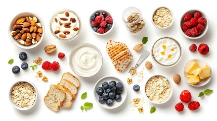 Different lactose free products isolated